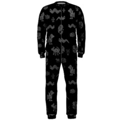 Aztecs Pattern Onepiece Jumpsuit (men)  by ValentinaDesign