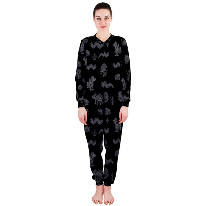 Aztecs pattern OnePiece Jumpsuit (Ladies) 