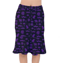 Aztecs Pattern Mermaid Skirt