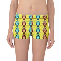 Owls Pattern            Boyleg Bikini Bottoms by LalyLauraFLM