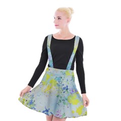 Watercolors Splashes           Suspender Skater Skirt