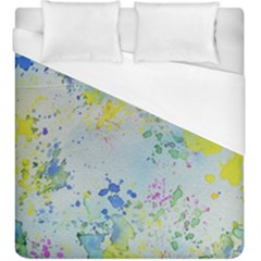 Watercolors Splashes               Duvet Cover (king Size) by LalyLauraFLM