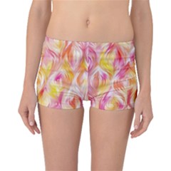 Pretty Painted Pattern Pastel Boyleg Bikini Bottoms by Nexatart