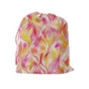 Pretty Painted Pattern Pastel Drawstring Pouches (Extra Large) View2