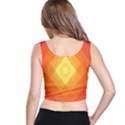 Pattern Retired Background Orange Crop Top View3