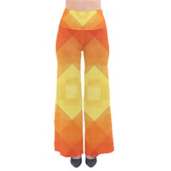 Pattern Retired Background Orange Pants by Nexatart