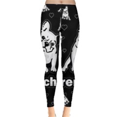 Frenchie Leggings  by Valentinaart