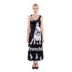 Frenchie Sleeveless Maxi Dress by Valentinaart