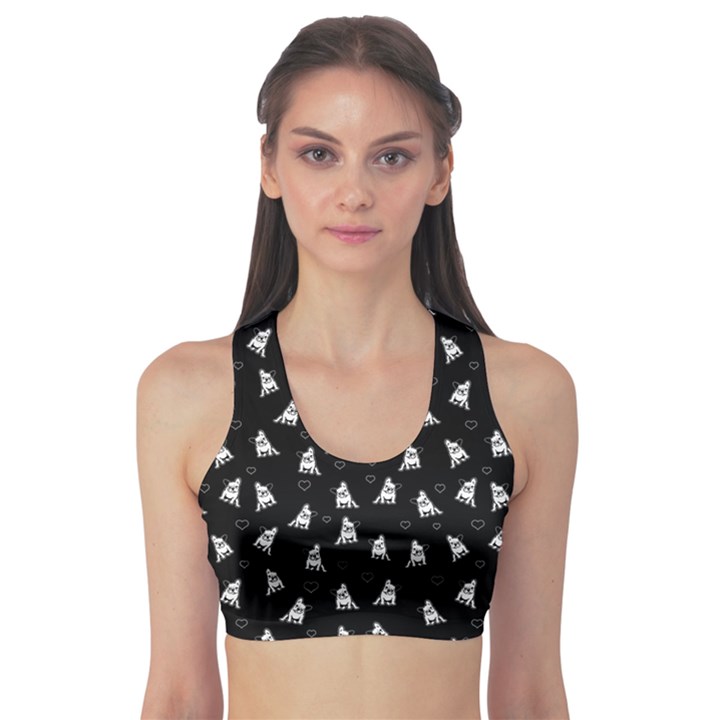 French bulldog Sports Bra