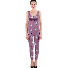 French Bulldog Onepiece Catsuit by Valentinaart