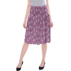 French Bulldog Midi Beach Skirt by Valentinaart