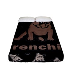 French Bulldog Fitted Sheet (full/ Double Size)