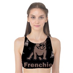 French Bulldog Tank Bikini Top by Valentinaart