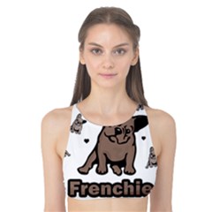 French Bulldog Tank Bikini Top by Valentinaart