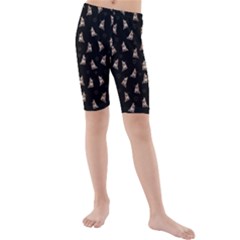 French Bulldog Kids  Mid Length Swim Shorts by Valentinaart