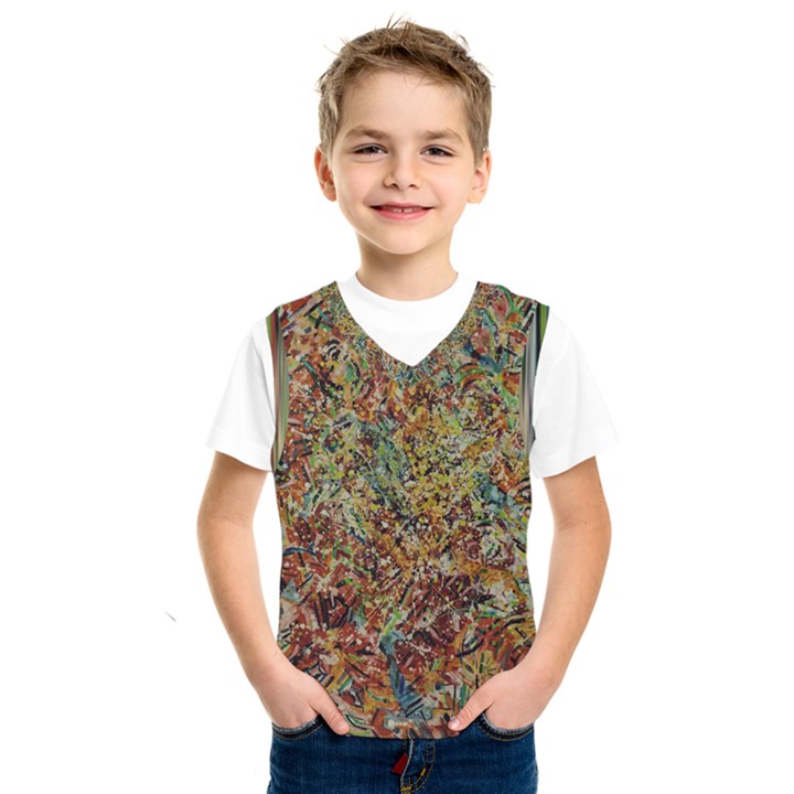 Paint              Kids  Basketball Tank Top