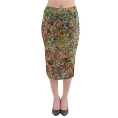 Paint            Midi Pencil Skirt by LalyLauraFLM