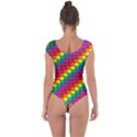 Colorful 3d rectangles      Short Sleeve Leotard View2