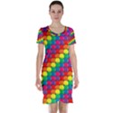 Colorful 3d rectangles           Short Sleeve Nightdress View1