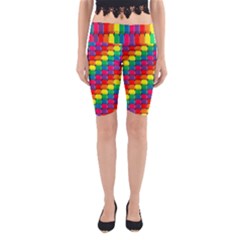 Colorful 3d Rectangles           Yoga Cropped Leggings