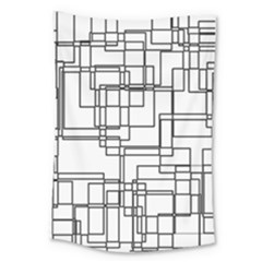 Structure Pattern Network Large Tapestry by Nexatart