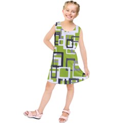 Pattern Abstract Form Four Corner Kids  Tunic Dress by Nexatart