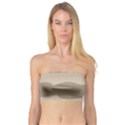 Pattern Wave Beige Brown Bandeau Top View1