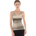 Pattern Wave Beige Brown Tank Top View1