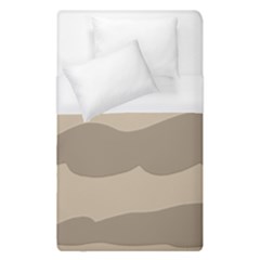 Pattern Wave Beige Brown Duvet Cover (single Size) by Nexatart