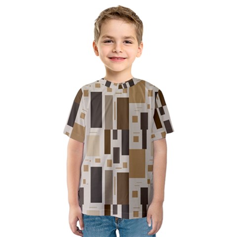 Pattern Wallpaper Patterns Abstract Kids  Sport Mesh Tee by Nexatart