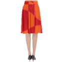 Background Texture Pattern Colorful Flared Midi Skirt View2