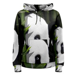 Panda Women s Pullover Hoodie by Valentinaart