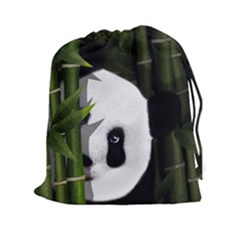 Panda Drawstring Pouches (xxl) by Valentinaart