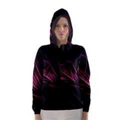 Pattern Design Abstract Background Hooded Wind Breaker (women) by Nexatart