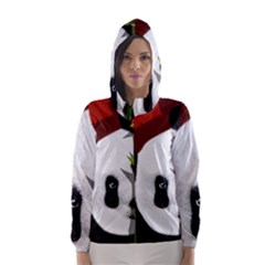 Panda Hooded Wind Breaker (women) by Valentinaart