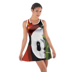 Panda Cotton Racerback Dress by Valentinaart