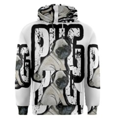 Pug Men s Pullover Hoodie by Valentinaart