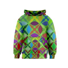 Abstract Pattern Background Design Kids  Pullover Hoodie by Nexatart