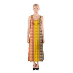 Abstract Pattern Background Sleeveless Maxi Dress by Nexatart