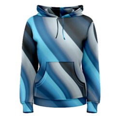 Abstract Pattern Lines Wave Women s Pullover Hoodie by Nexatart