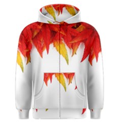 Abstract Autumn Background Bright Men s Zipper Hoodie by Nexatart