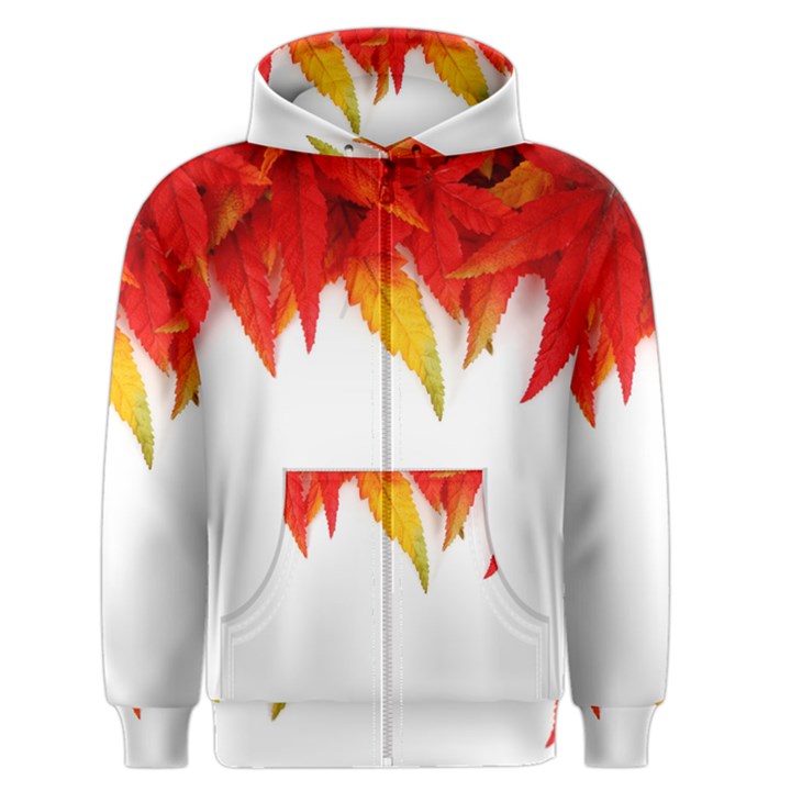 Abstract Autumn Background Bright Men s Zipper Hoodie