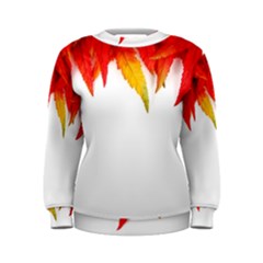 Abstract Autumn Background Bright Women s Sweatshirt by Nexatart