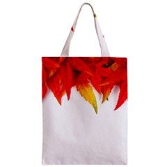 Abstract Autumn Background Bright Zipper Classic Tote Bag by Nexatart