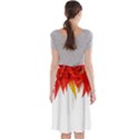 Abstract Autumn Background Bright Midi Beach Skirt View2