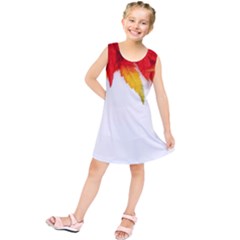 Abstract Autumn Background Bright Kids  Tunic Dress