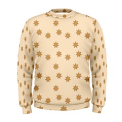 Pattern Gingerbread Star Men s Sweatshirt by Nexatart