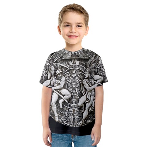 Pattern Motif Decor Kids  Sport Mesh Tee by Nexatart