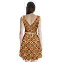 Geometry Shape Retro Trendy Symbol Split Back Mini Dress  View2