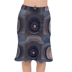 Pattern Design Symmetry Up Ceiling Mermaid Skirt by Nexatart